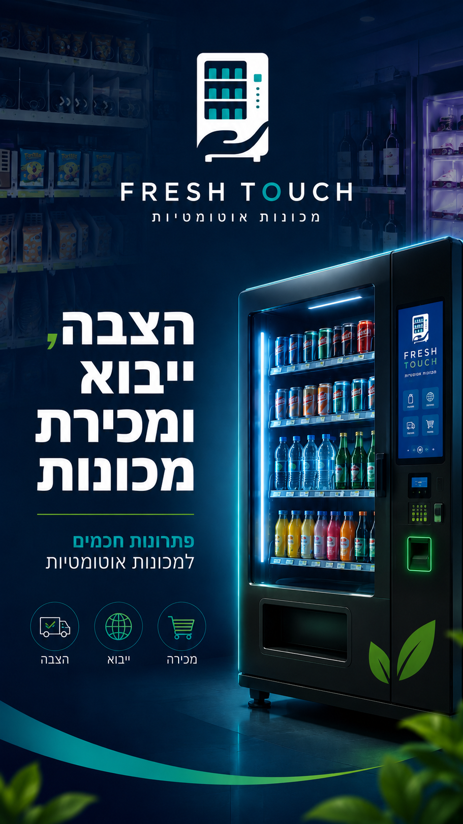 Fresh Touch - הצבה, ייבוא ומכירת מכונות